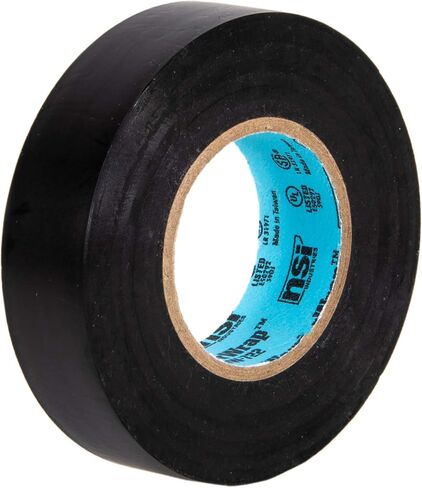 NSi Industries WarriorWrap Select 3/4 in. x 60 ft. 7 mil Vinyl Electrical Tape, Black in Saudi Arabia