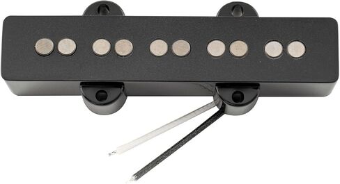 Artec JOA5 Alnico 5 Vintage Tone Jazz Bass Pickups Neck Bridge Pickups Set for 5 String J-Bass Electric Bass, Black in Saudi Arabia