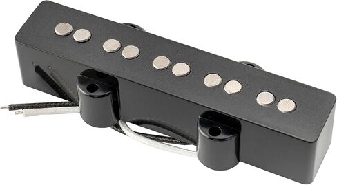 Artec JOA5 Alnico 5 Vintage Tone Jazz Bass Pickups Neck Bridge Pickups Set for 5 String J-Bass Electric Bass, Black in Saudi Arabia