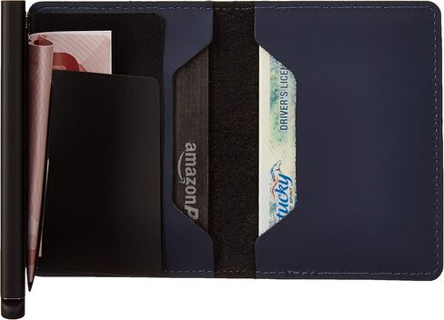محفظة Secrid Slimwallet باللون الأزرق الليلي غير اللامع in Kuwait