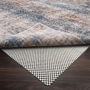 Non Slip Rug Pad Gripper 2 x 3 Feet Extra Thick Carpet Pads, Anti Carpet Rug Mats for Area Rugs and Hardwood Floors, Keep Area Rugs Safe and in Place in Kuwait
