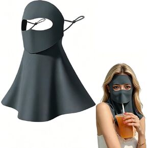 Sun Protection Face Mask Neck Gaiter - Ice Silk Breathable UPF50+ Shield in Saudi Arabia