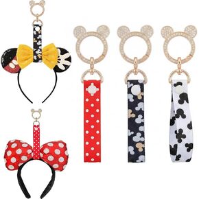 Planetgreen 3 Pack Mouse Ear Holder for Backpack – Headband Holder Lanyard with Keychain Clip, Secure Button Strap for Mouse Ears Storage, Travel Park Accessories for Bags & Backpacks in Saudi Arabia
