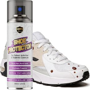 Shoe Protector Spray for Sneakers: Waterproof & Stain-Resistant for Sneakers, Suitable for Suede, Nubuck, Leather, and Other Materials, Protection for Hiking, Walking and Travel in Saudi Arabia