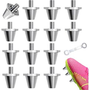15 Pcs Aluminum Soccer Studs for Nike,Compatible with Puma Umbro M5 Thread Boots,Soft Ground Traction SG Cleats Spikes with Wrench, Lightweight Replacement Set in Saudi Arabia