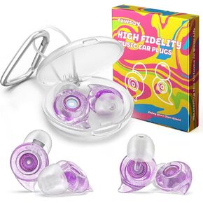 Yawsoy Concert Ear Plugs, 2 Pairs High Fidelity Ear Plugs with Acoustic Filter, Noise Reduction for Musicians in Kuwait