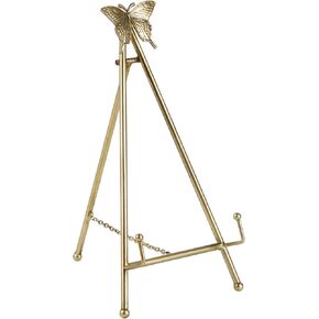 Vintage Butterfly Easel Stand, Metal Book Stand, Plate Holder Display Stand, Picture Frame Stand Home Decor, Antique Gold in Saudi Arabia