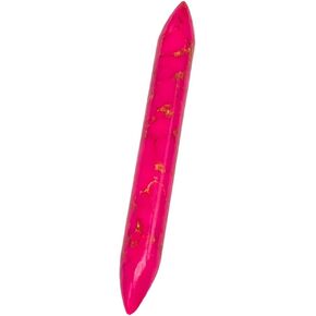 Pink Turquoise Copper Veining Stone Tribal Septum Spike Tusk | Handmade Stone Body Piercing Jewelry | Nose Septum Pincher Taper in Saudi Arabia