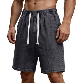 Denim Shorts for Men Baggy Jorts Vintage Jeans Acid Wash Jean Shorts Casual SweatShorts Stylish Short Jeans in Saudi Arabia