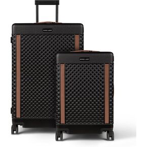 Kings Loot 2-Piece Hardshell Luggage Set | Carry-On Plus & Checked Suitcase | Aerospace Grade Polycarbonate | 360° Silent Spinner Wheels with Steel Bearings | TSA Lock, YKK Zippers (Midnight Ember) in Saudi Arabia