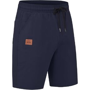 STICKON Men's Shorts Casual Elastic Waist Drawstring Summer Beach Short with 5 Pockets in Saudi Arabia