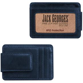 Jack Georges Voyager Magnetic Money Clip #7308 (Black) in Saudi Arabia