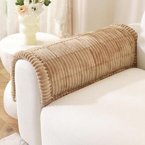 OstepDecor Couch Cover for Dogs, Washable Non Slip Sofa Cover for Pets, Soft Couch Covers for Sofa, Loveseat and Sectional, Furniture Protector Against Pet Hair & Scratches (20" x 24", Khaki) in Saudi Arabia