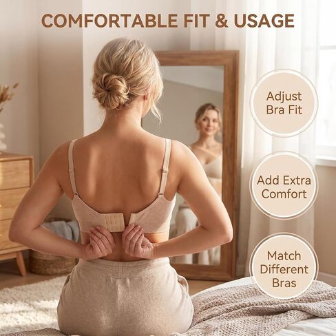 22 Pcs Women’s Bra Extenders, 3 Rows 5 Hooks Soft Elastic Extension Strap, 22 Colors Bra Band Adjusters for Daily Use in Saudi Arabia