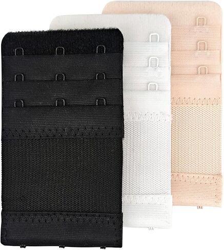 Comfort Stretch Bra Extenders for Women - 2 to 6 Hook Options, Soft & Expandable Back Band Extender Straps in Saudi Arabia