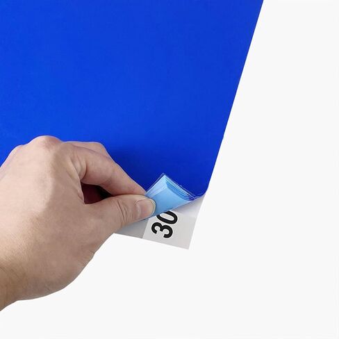 Croing Sticky Mat Tacky Pads Adhesive 17" x 23", 60 Sheets, Total Blue Cleanroom Floor Mats Remove Dirt for Laboratory Construction Hospital Shoes in Saudi Arabia