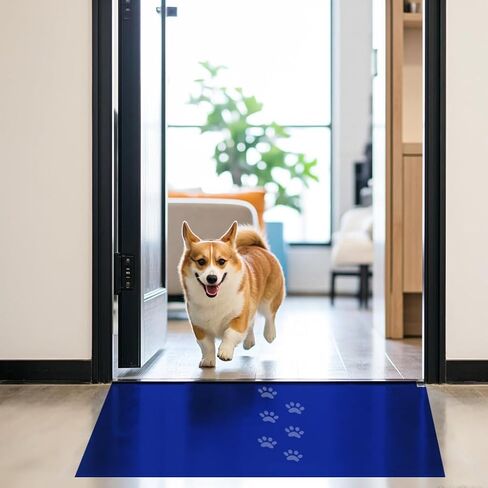 Croing Sticky Mat Tacky Pads Adhesive 17" x 23", 60 Sheets, Total Blue Cleanroom Floor Mats Remove Dirt for Laboratory Construction Hospital Shoes in Saudi Arabia