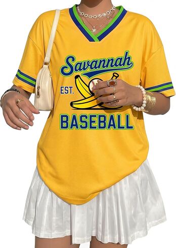 Baseball Jersey Shirts for Women Game Day Team Fan Graphic Tees Oversized Quick-Dry Ballgame T Shirt in Saudi Arabia
