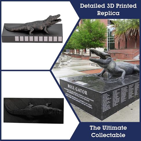 Bull Gator Statue 3D Replica | Gainesville, Florida | University Graduation Gift & Fan Memorabilia & Home, Dorm, Office Décor for College Students, Gators Graduates & Alumni in Saudi Arabia