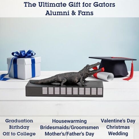 Bull Gator Statue 3D Replica | Gainesville, Florida | University Graduation Gift & Fan Memorabilia & Home, Dorm, Office Décor for College Students, Gators Graduates & Alumni in Saudi Arabia