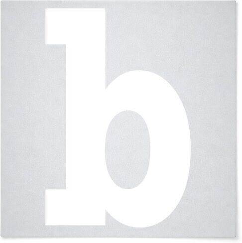 Lowercase Letter B Reusable Mylar Stencil - Art Craft Supplies New Sizes (16") in Kuwait