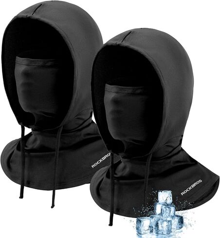 ROCKBROS Cooling Balaclava Face Mask 3 in 1 Full Face Mask for Summer with Ear Loops Neck Gaiter Sun UV Protection in Kuwait