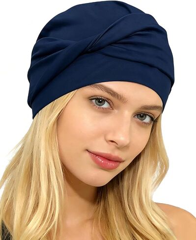 Chemo Headwear for Women Knot Beanies with Stretch Elastic Turbans Soft Cancer Hats Head Coverings Scarf Headwraps in Saudi Arabia