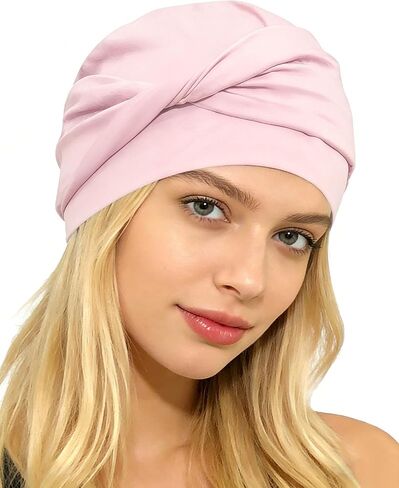 Chemo Headwear for Women Knot Beanies with Stretch Elastic Turbans Soft Cancer Hats Head Coverings Scarf Headwraps in Saudi Arabia