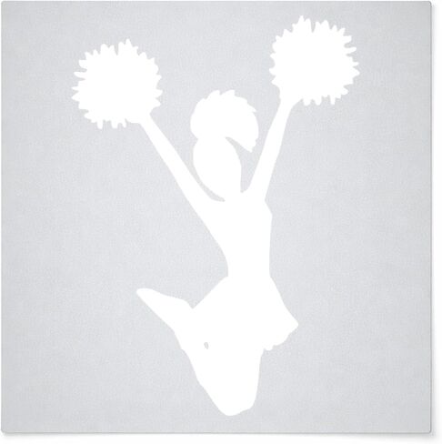 Cheerleader 1 استنسل مايلر قابل لإعادة الاستخدام - لوازم الأعمال الفنية مقاس 10.16 سم in Kuwait