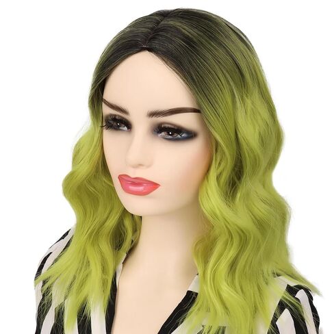 Old Lady Gray Wigs for Women Short Grey Curly Grandma Wig for 100th Days of School Cosplay Costume Halloween Party Synthetic Granny Wigs (5pcs Set) in Saudi Arabia
