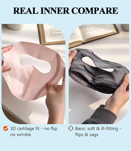 PD UPF 50+ Sun Protection Face Mask for Women, Breathable UV Cooling Ice Silk Full Face Cover, with Ear Loops Facekini in Kuwait