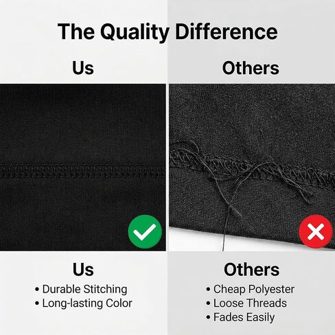 2 PCS Hijab Undercap for Women, Islamic Muslim Under Hijab Cap, Bonnet for Sleeping Women, Undercaps for Hijabs No Slip Under Caps for Hijabs Stretchy Head Cover (Black) in Kuwait