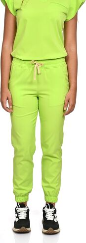 CINQO | Women’s Scrub Bottoms Jogger Scrub Pants, Mid-Rise Waist, 4 Pockets, Athletic Fit, Professional Medical Uniform in Saudi Arabia