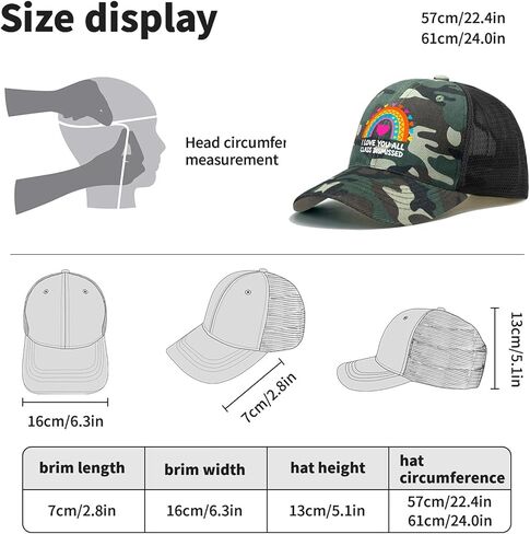 I Loves You All Class Dismissed Hats Garde Cap for Boyfriends Camo in Kuwait