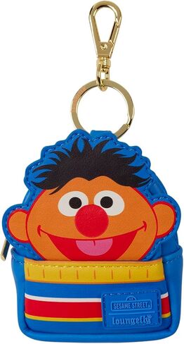 Loungefly Sesame Street: Elmo and Friends - سلسلة مفاتيح حصرية غامضة صغيرة على الظهر - رائعة للأطفال والكبار - سلاسل مفاتيح قابلة للجمع in Kuwait