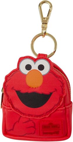 Loungefly Sesame Street: Elmo and Friends - سلسلة مفاتيح حصرية غامضة صغيرة على الظهر - رائعة للأطفال والكبار - سلاسل مفاتيح قابلة للجمع in Kuwait