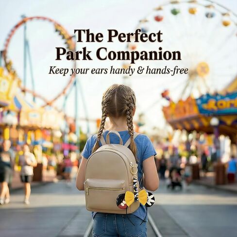 Planetgreen 3 Pack Mouse Ear Holder for Backpack – Headband Holder Lanyard with Keychain Clip, Secure Button Strap for Mouse Ears Storage, Travel Park Accessories for Bags & Backpacks in Saudi Arabia