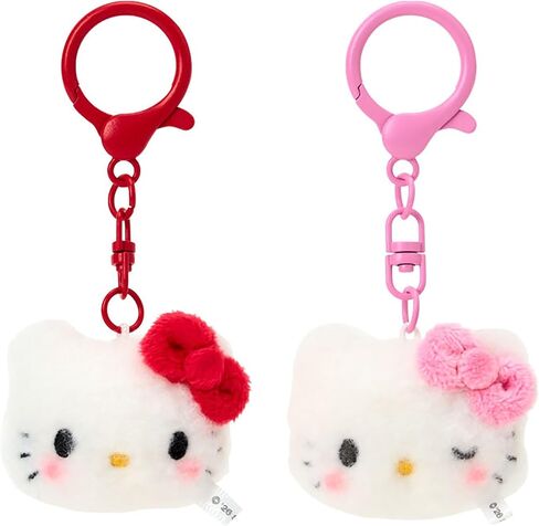Sanrio 660540 Mini Mascot Keychain, Set of 2 (Matching Cats), Hello Kitty, For Ages 6 and Up in Kuwait