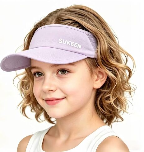 Sukeen Kids Sun Visor Hat for Girls Boys UPF50+ Lightweight Cooling Stretchable Packable Sun Hat in Kuwait