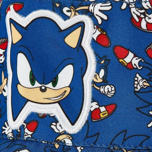 Sonic The Hedgehog Boys Bucket Hat, All Over Print Summer Cap, Sonic Hat for Summer, Boys' Hats & Caps, Blue, One Size in Kuwait