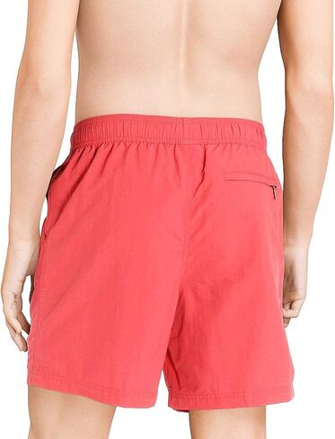 Roundtree & Yorke Caribbean Solid Swim Trunks Pink Coral Size XLarge S65MC000 in Saudi Arabia