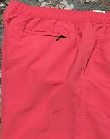 Roundtree & Yorke Caribbean Solid Swim Trunks Pink Coral Size XLarge S65MC000 in Saudi Arabia