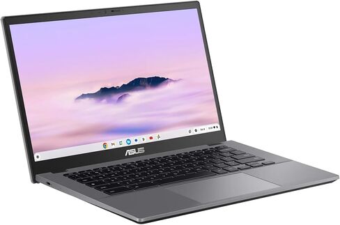 Asus Chromebook Plus CX34 CX3402CBA-DH388-GR 14" Chromebook - Full HD - Intel Core i3 12th Gen i3-1215U - 8 GB - 128 GB Flash Memory - Rocky Gray - Intel Chip - 1920 x 1080 - ChromeOS - Intel UHD in Saudi Arabia