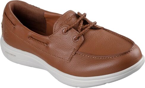 Skechers Womens On-the-go Flex Radiant Leather Boat Shoe in Kuwait