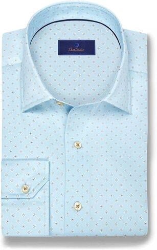 David Donahue Men's Long Sleeve Casual Sport Shirt in Saudi Arabia