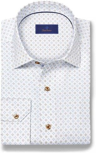 David Donahue Men's Long Sleeve Casual Sport Shirt in Saudi Arabia