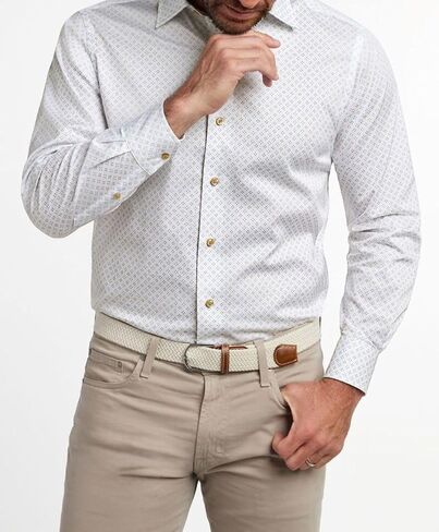 David Donahue Men's Long Sleeve Casual Sport Shirt in Saudi Arabia