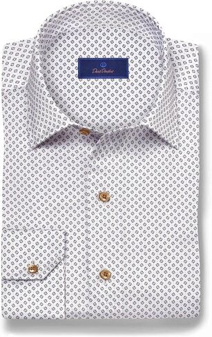 David Donahue Men's Long Sleeve Casual Sport Shirt in Saudi Arabia
