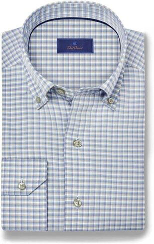 David Donahue Men's Long Sleeve Casual Sport Shirt in Saudi Arabia