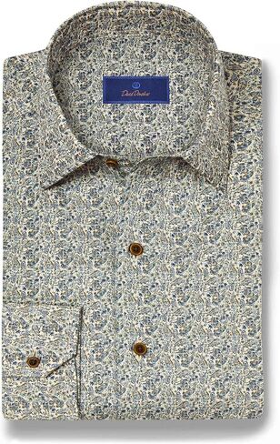 David Donahue Men's Long Sleeve Casual Sport Shirt in Saudi Arabia